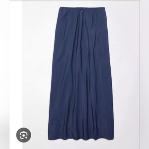 American Eagle Outfitters Deep Blue Maxi Skirt